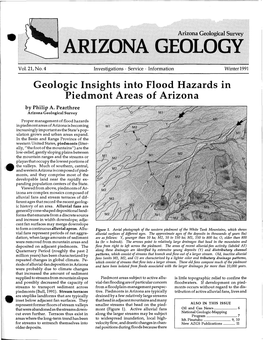 Arizona Geology, Vol