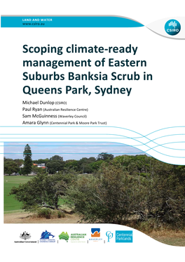 Scoping Climate-Ready Management of Eastern Suburbs Banksia Scrub