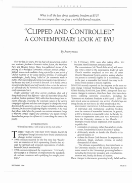 "Clipped and Controlled"