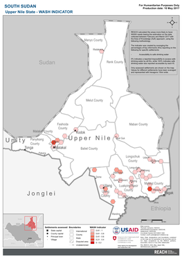 Jonglei Unity Upper Nile
