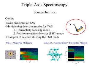Triple-Axis Spectroscopy