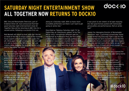 Saturday Night Entertainment Show All Together Now Returns to Dock10