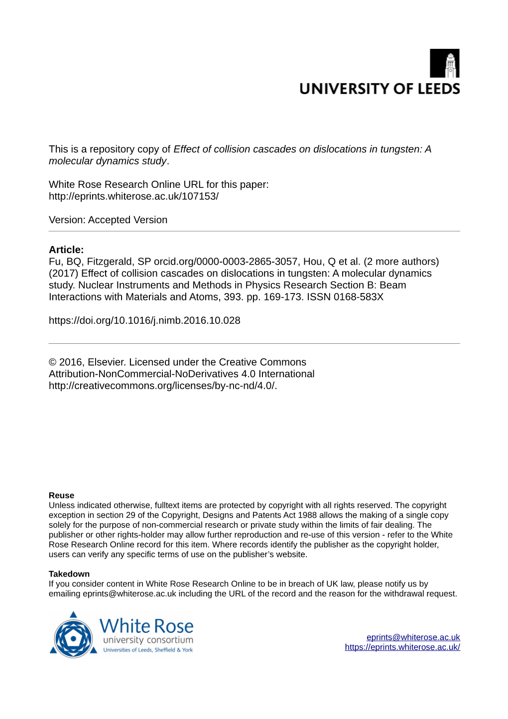 Effect of Collision Cascades on Dislocations in Tungsten: a Molecular Dynamics Study