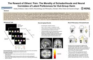 The Reward of Others' Pain: the Morality of Schadenfreude And