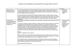 Responses to the Consultation on the Proposed Post-16 Transport Policy for 2017-18