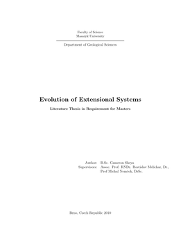 Evolution of Extensional Systems