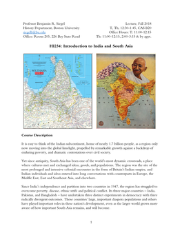 Introduction to India and South Asia