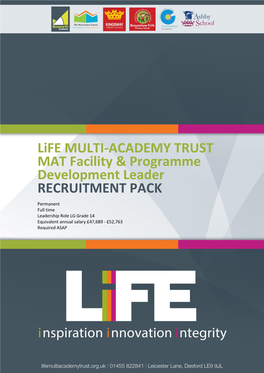 Life MULTI-ACADEMY TRUST MAT Facility & Programme Development