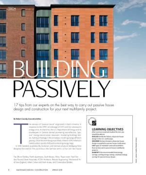 17 Tips from Our Experts on the Best Way to Carry out Passive House Design and Construction for Your Next Multifamily Project