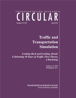 Traffic and Transportation Simulation