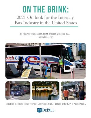 On the Brink: 2021 Outlook for the Intercity Bus Industry in the United States