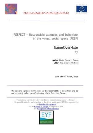 Gameoverhate By