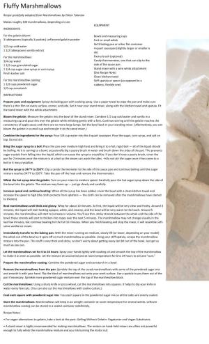 Marshmallows+Recipe.Pdf
