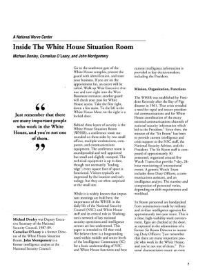 Inside the White House Situation Room(Donley-O'leary-Montgomery)