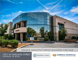 7201 W Oakland Street Unique Manufacturing Building for Sale