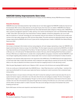 NASCAR Safety Improvements Save Lives