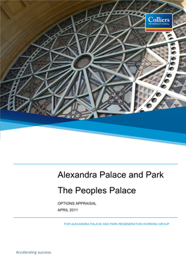 Alexandra Palace and Park the Peoples Palace
