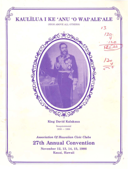27Th Annual Convention