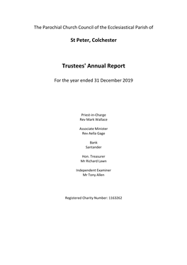 Trustees' Annual Report