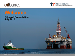Oilbarrel Investor Presentation
