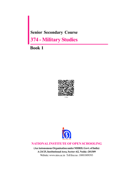 374 - Military Studies Book 1