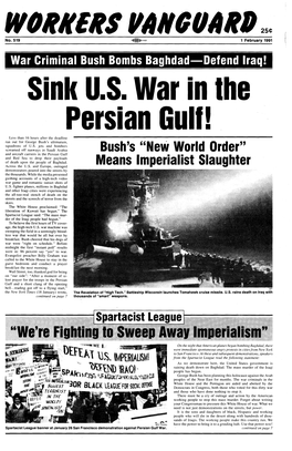 Bush's "New World Order" and Aircraft Carriers in the Persian Gulf and Red Sea to Drop Their Payloads of Death Upon the People of Baghdad