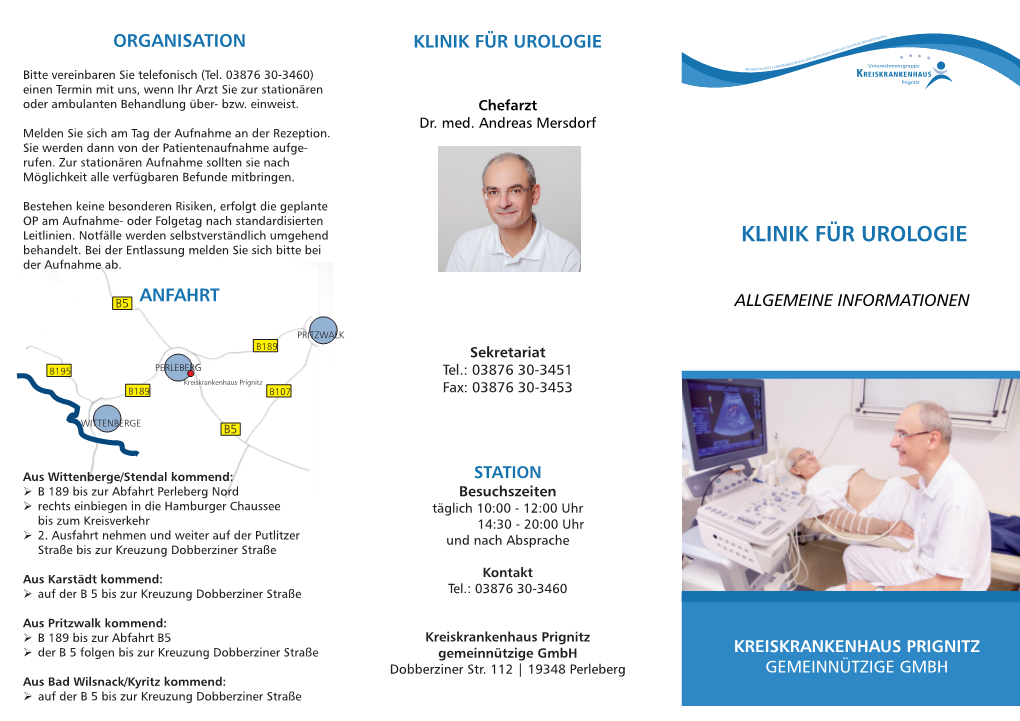 KLINIK FÜR UROLOGIE H N CHE INIS DIZ ME DER AUS ENH RANK LEHRK Unternehmensgruppe AKADEMISCHES Bitte Vereinbaren Sie Telefonisch (Tel