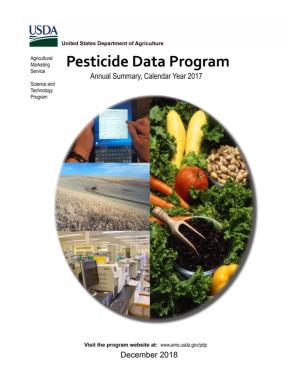 Pesticide Data Program—Annual Summary, Calendar Year 2017 Iii Figures Page No