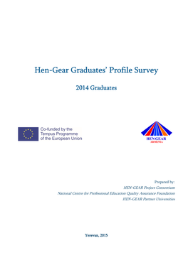 Hen-Gear Graduates' Profile Survey