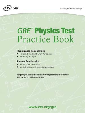 GRE Physics Test Practice Book