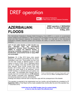 Azerbaijan: Floods