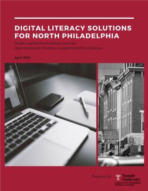 Digital Literacy Solutions for North Philadelphia-The OWL Collective