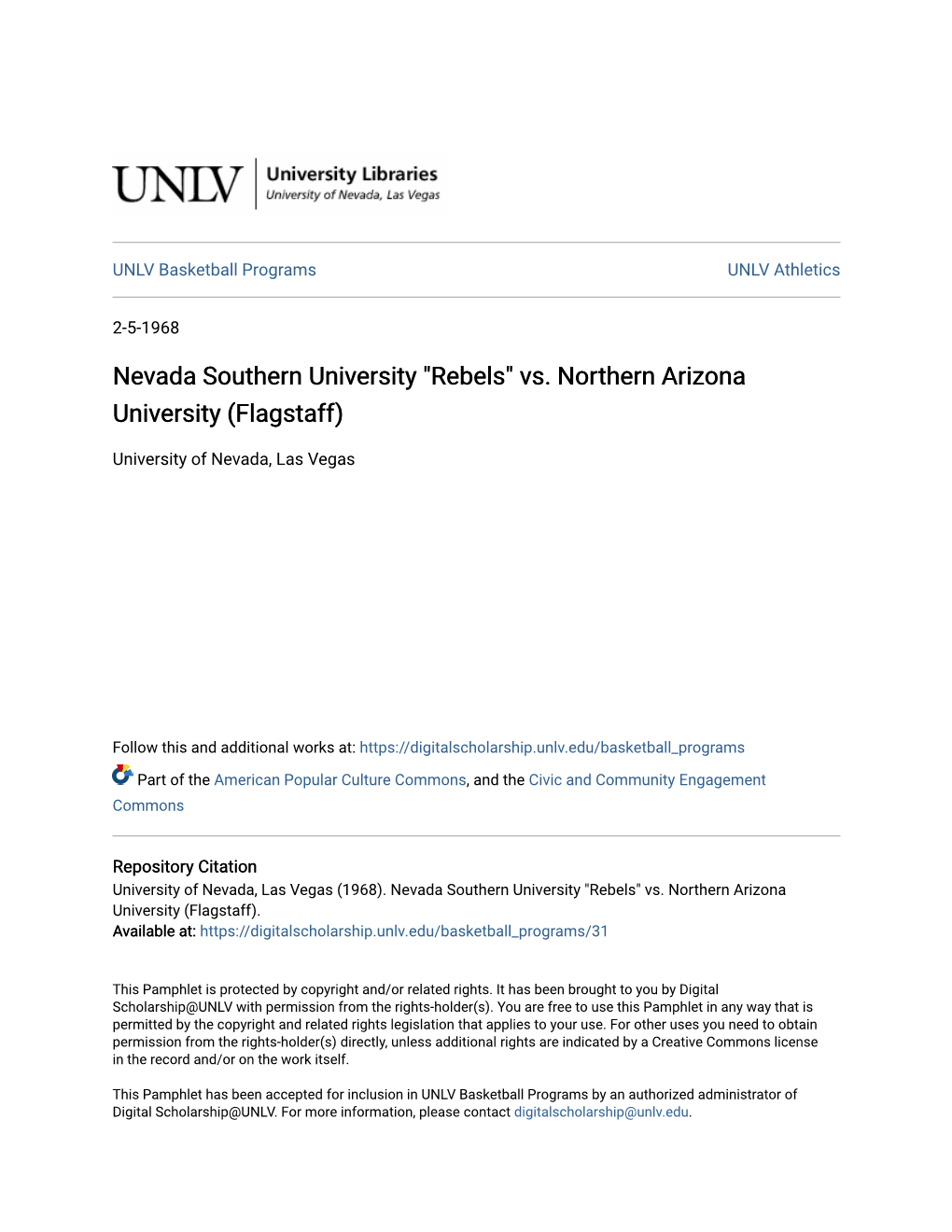 Nevada Southern University 