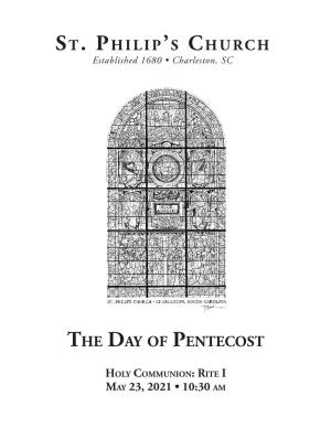 The Day of Pentecost St. Philipls Church