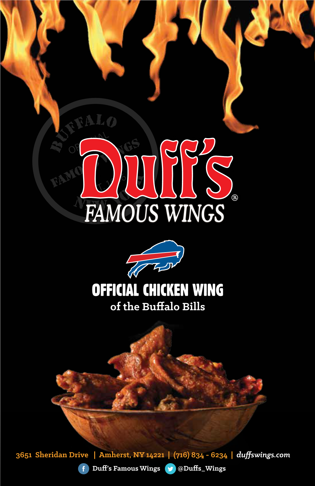 OFFICIAL CHICKEN WING of the Bu Alo Bills