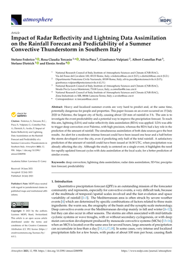 Impact of Radar Reflectivity and Lightning Data Assimilation