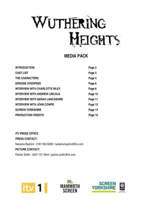Wuthering Heights Press Pack 2009 NF
