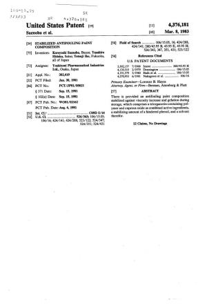 United States Patent (19) (11) 4,376,181 Suenobu Et Al