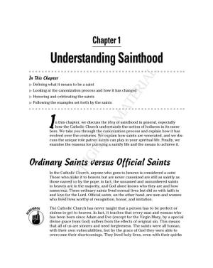 Understanding Sainthood