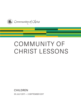 Community of Christ Lessons