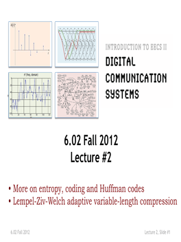 Compression: Huffman And