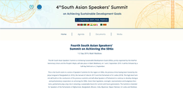 Fourth South Asian Speakers' Summit on Achieving the Sdgs