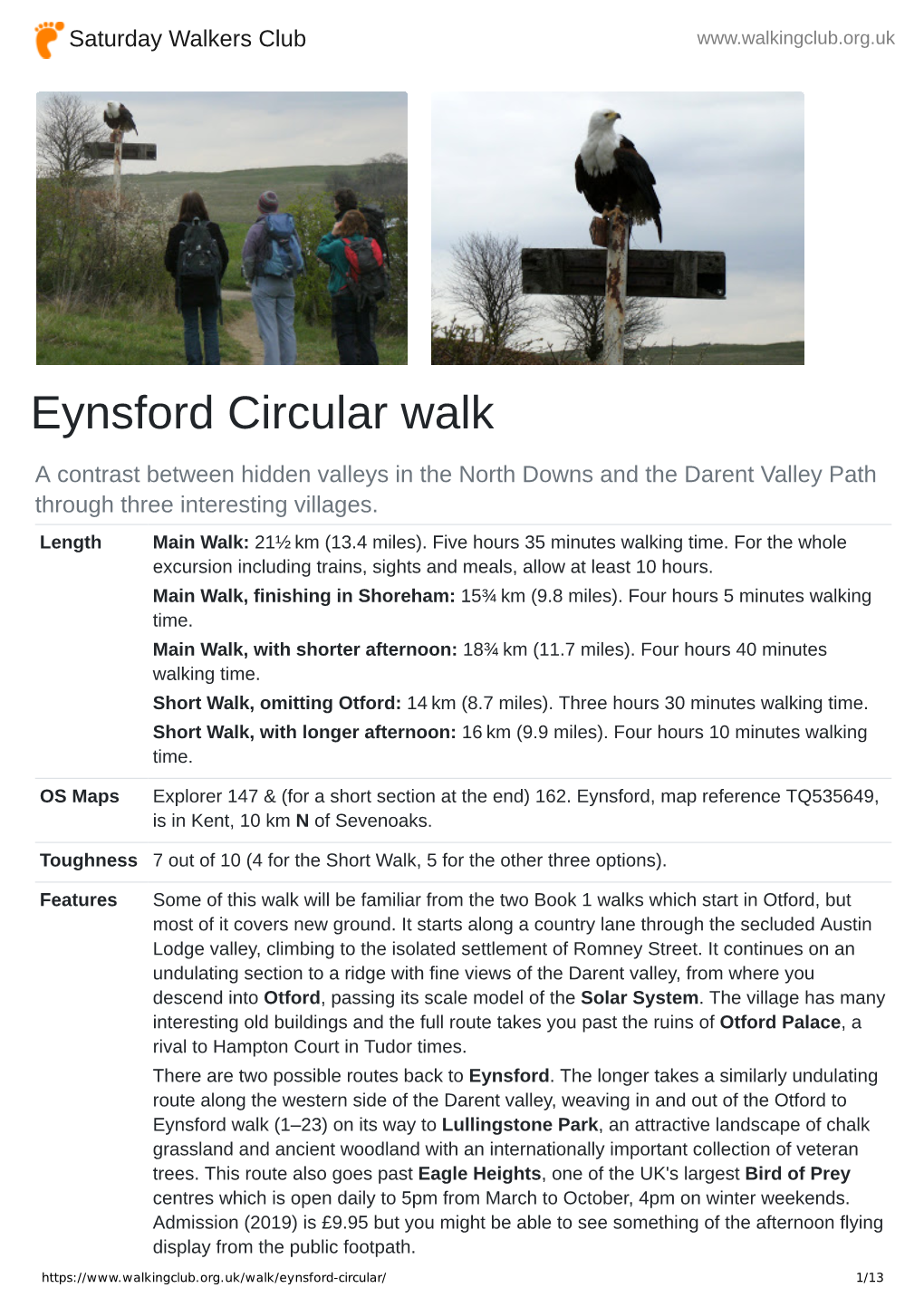 Eynsford Circular Walk