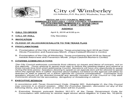 City Council Agenda Packet 04-05-18.Pdf