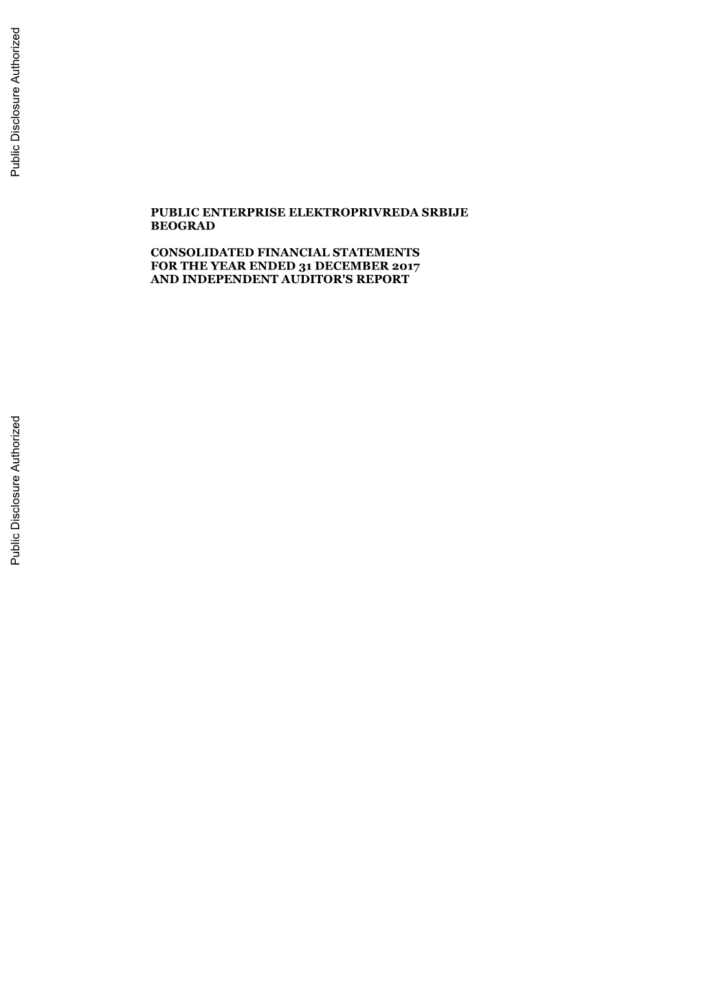 World Bank Document