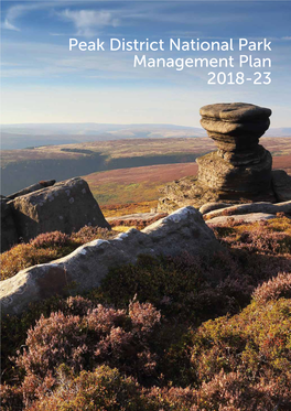 Peak District National Park Management Plan 2018-23 Contents