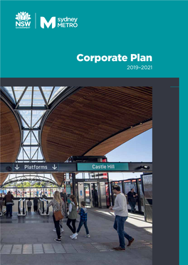Sydney Metro Corporate Plan 2019-2021