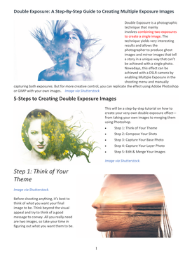 Double Exposure: a Step-By-Step Guide to Creating Multiple Exposure Images