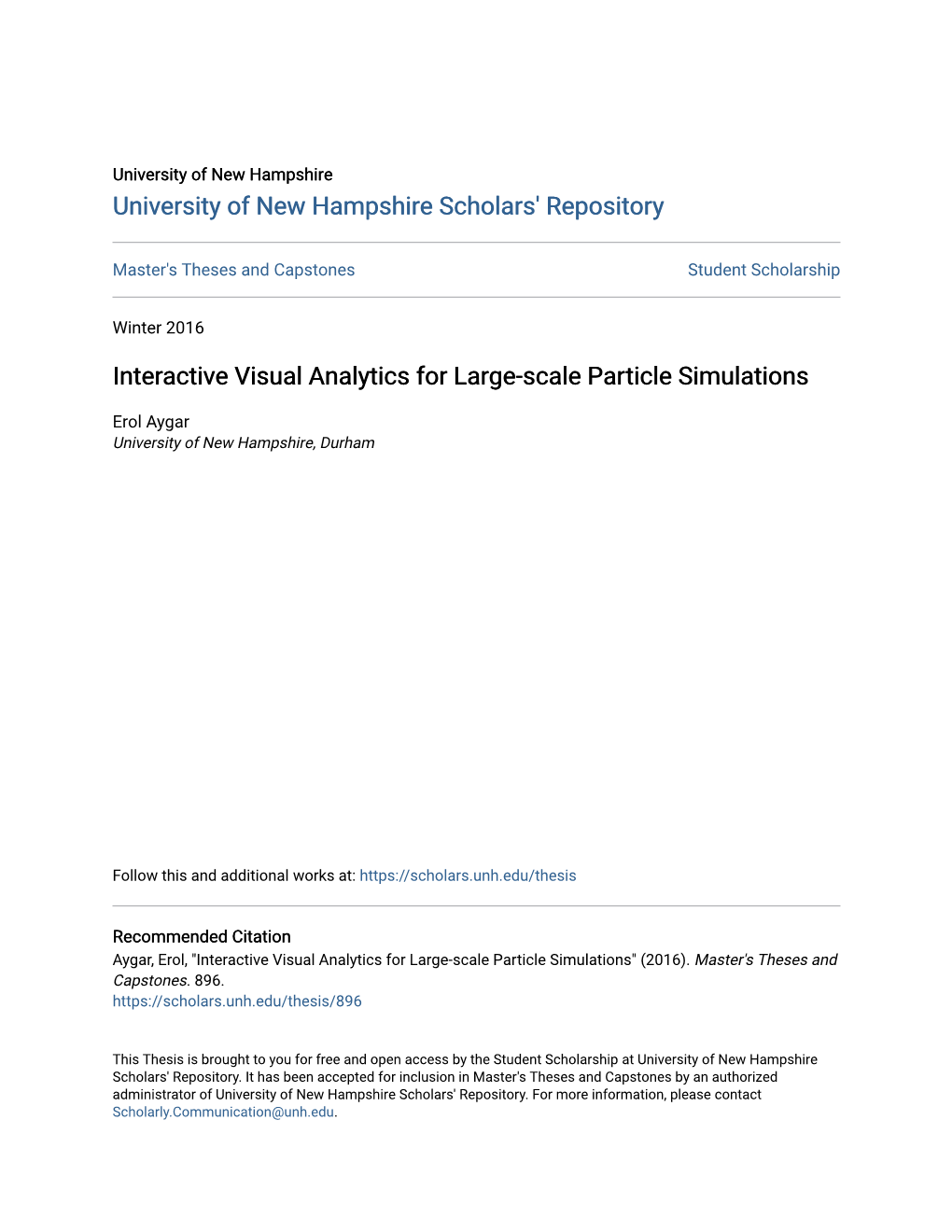 Interactive Visual Analytics for Large-Scale Particle Simulations