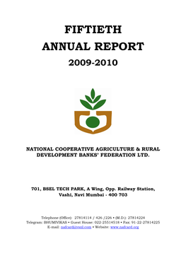 Fiftieth Annual Report